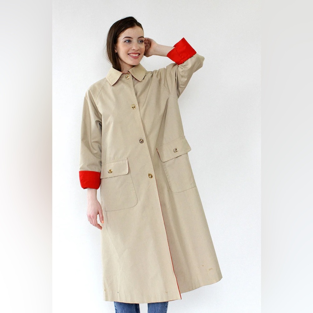 70s Bonnie Cashin Turnlock Trench | S - M